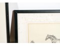 Assorted Collection Of Framed Equestrian And Surrealistic Prints 