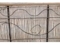 Vintage Ornate Wire And Brass Fireplace Fender