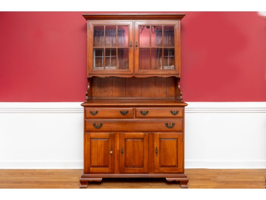 Traditional Cherry Hutch Cupboard