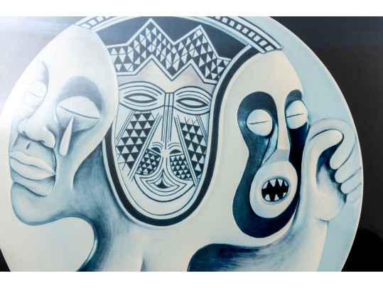 1981 Exhibition Poster For The Dinner Party: Judy Chicago