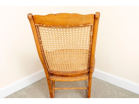 Vintage Caned Rocking Chair