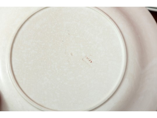 Wedgwood Majolica Leaf Relief Plates