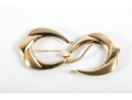 Elegant 10k Yellow Gold Hoop Earrings