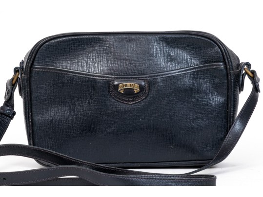 Classic Navy Blue Ghurka Shoulder Bag