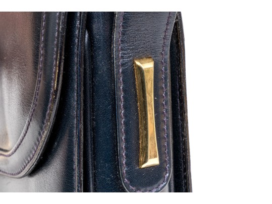 Fantastic Gucci Dark Navy Leather Shoulder Bag