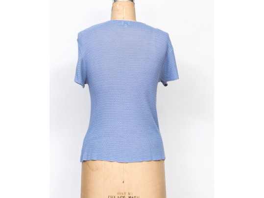 Armani Collezioni Pretty Light Blue Knit 'V