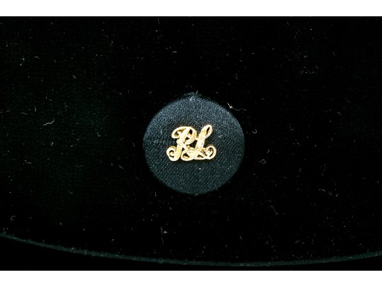 Ralph Lauren Black Label Stunning Velvet Shoulder Bag