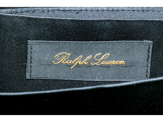 Ralph Lauren Black Label Stunning Velvet Shoulder Bag