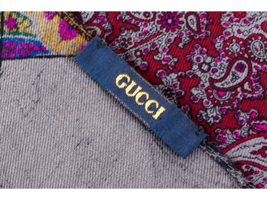 Handsome Dark Toned Gucci Scarf
