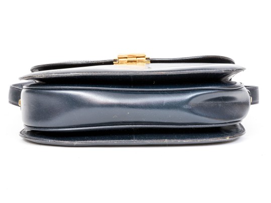 Fantastic Gucci Dark Navy Leather Shoulder Bag
