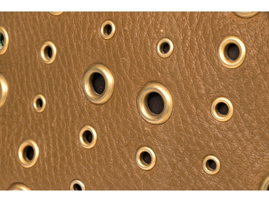 Prada Leather Grommet Handbag