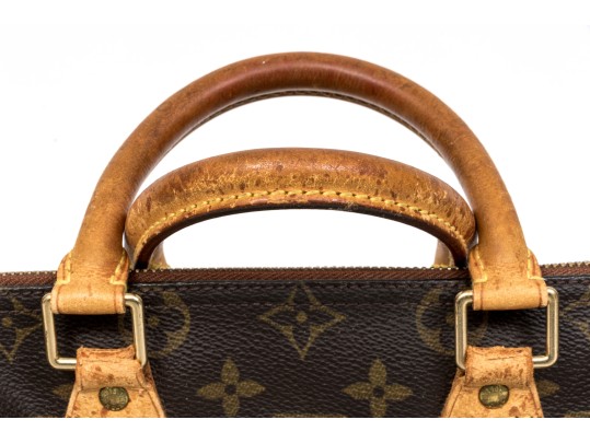 Louis Vuitton Iconic Brown Logo Speedy 25 Top Handle Bag