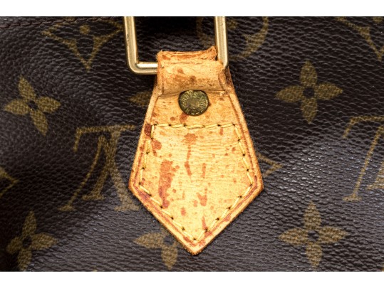 Louis Vuitton Iconic Brown Logo Speedy 25 Top Handle Bag