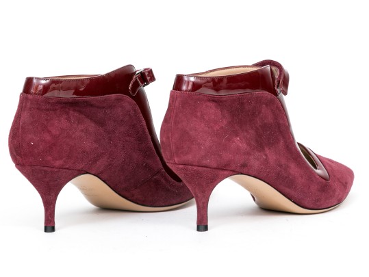 Armani Maroon Heeled Shoes, Size 41