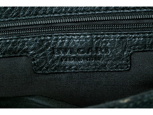 Bvlgari Black Logo Messanger Bag