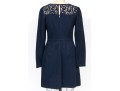 Trina Turk Lovely Navy Blue Lace Panel Dress, Size 10