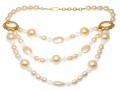 Yves Saint Laurent Faux Pearl Necklace