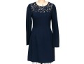 Trina Turk Lovely Navy Blue Lace Panel Dress, Size 10