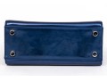 Salvatore Ferragamo Blue-Metallic Hand Bag