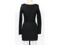 Escada Fabulous Ruched Knit Little Black Dress, Size 36