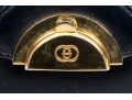 Fantastic Gucci Dark Navy Leather Shoulder Bag
