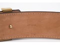 Handsome Signature Louis Vuitton Leather Belt
