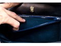 Fantastic Gucci Dark Navy Leather Shoulder Bag