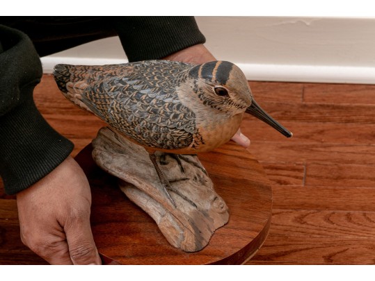 Collection Of 5 Assorted Makers, Hand Carved And Painted Bird Models 