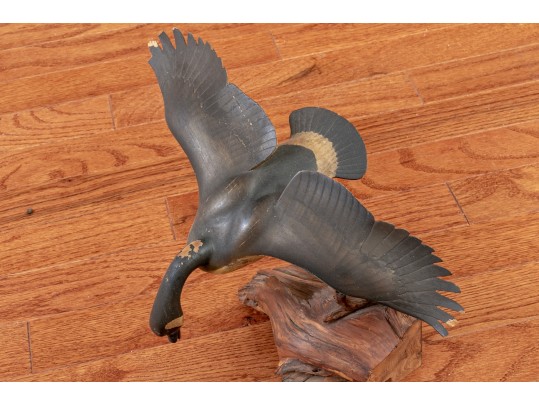 Collection Of 5 Assorted Makers, Hand Carved And Painted Bird Models 