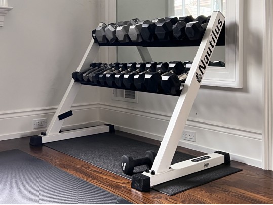 Nautilus Two Tiered Weight Rack