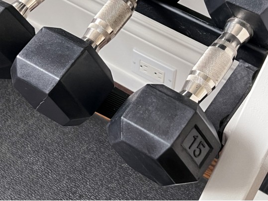Nautilus Two Tiered Weight Rack