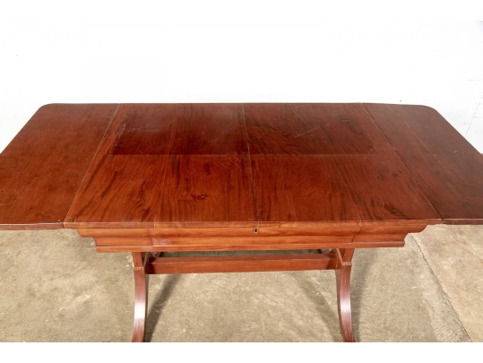 Vintage Regency Style Mahogany Sofa Table 