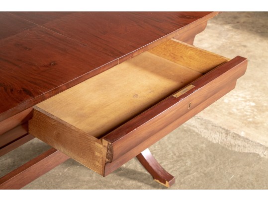Vintage Regency Style Mahogany Sofa Table 