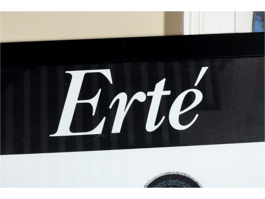 Poster, Erte Aka Romain De Tirtoff, Fashion Lady With Greyhound, Rizzoli Gallery, 1978