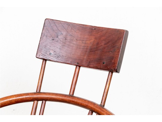 Antique Child’s Windsor Rocking Chair For Restoration