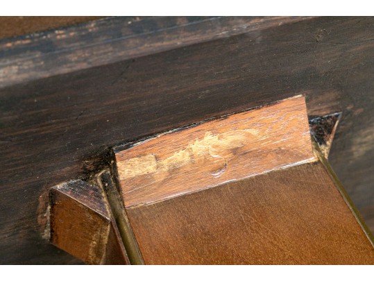 Vintage Pediatal Base Mid Century Wood End Table 