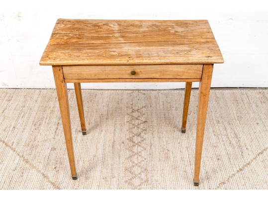 Antique French Walnut Occasional Table 