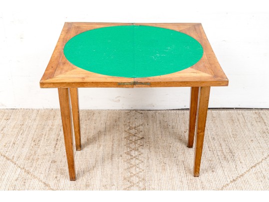Antique Cherry Games Table Ca. 1810-30