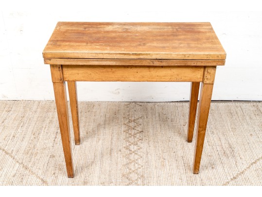 Antique Cherry Games Table Ca. 1810-30