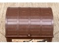 Vintage Paint Decorated Wooden Trunk