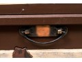 Vintage Paint Decorated Wooden Trunk