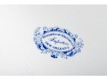19th C. Blue & White English  Ironstone Platter By Davenport