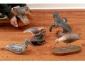Collection Of 5 Assorted Makers, Hand Carved And Painted Bird Models 