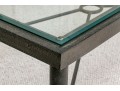 Impressive Iron And Glass Cocktail Table