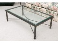 Impressive Iron And Glass Cocktail Table