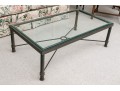 Impressive Iron And Glass Cocktail Table
