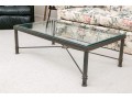 Impressive Iron And Glass Cocktail Table