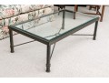 Impressive Iron And Glass Cocktail Table