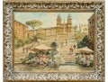 Signed Vintage Oil On Artist Board, The Spanish Steps Rome