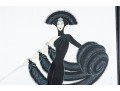 Poster, Erte Aka Romain De Tirtoff, Fashion Lady With Greyhound, Rizzoli Gallery, 1978